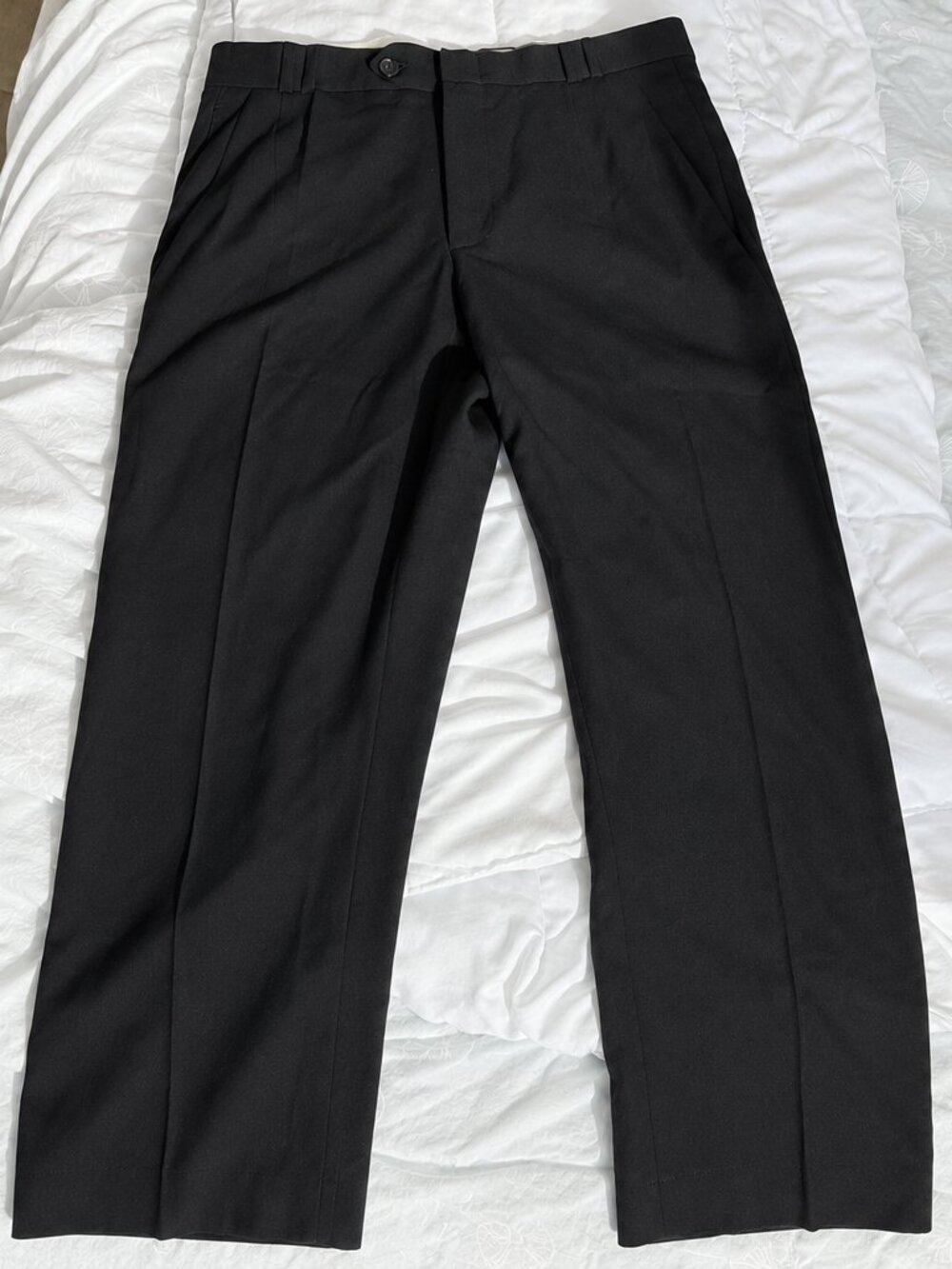Oscar De La Renta Menswear Pants 100% Virgin Wool and Made in Canada